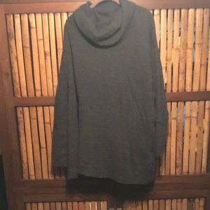 AVA & VIV cowl neck long sleeve shirt.